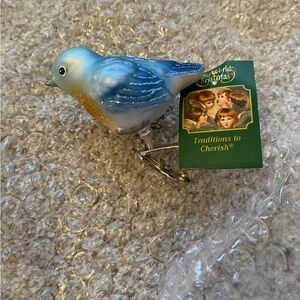 Old World Christmas Baby Bluebird Ornament